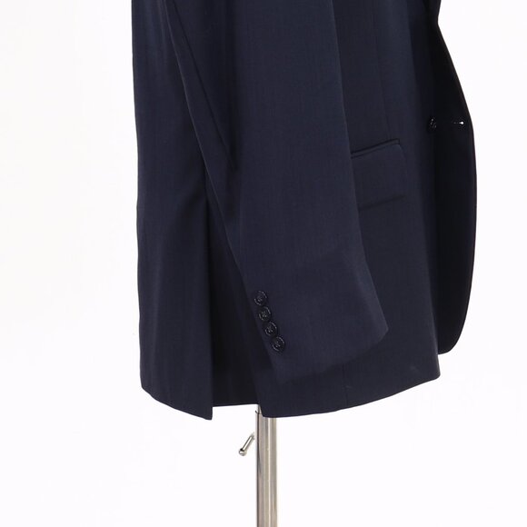 Jos. A. Bank 44R Navy Solid 2-Button Sport Coat Blazer Jacket O978 - Picture 8 of 11